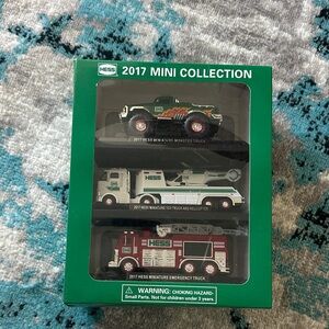 Hess 2017 Mini Collection Toy Trucks - Black, White, Red